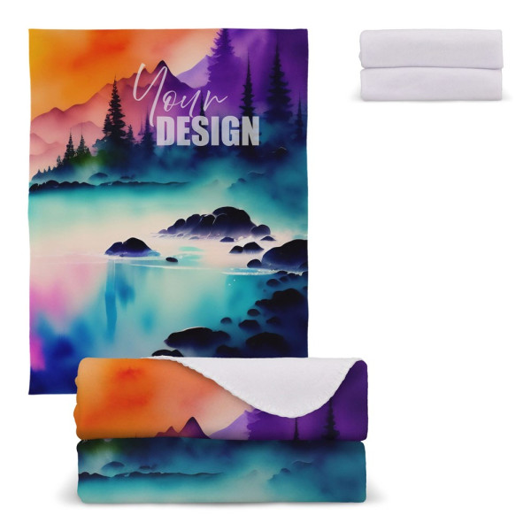 Polarfleece-Decke Sublimation 130x170 cm 290g/m²